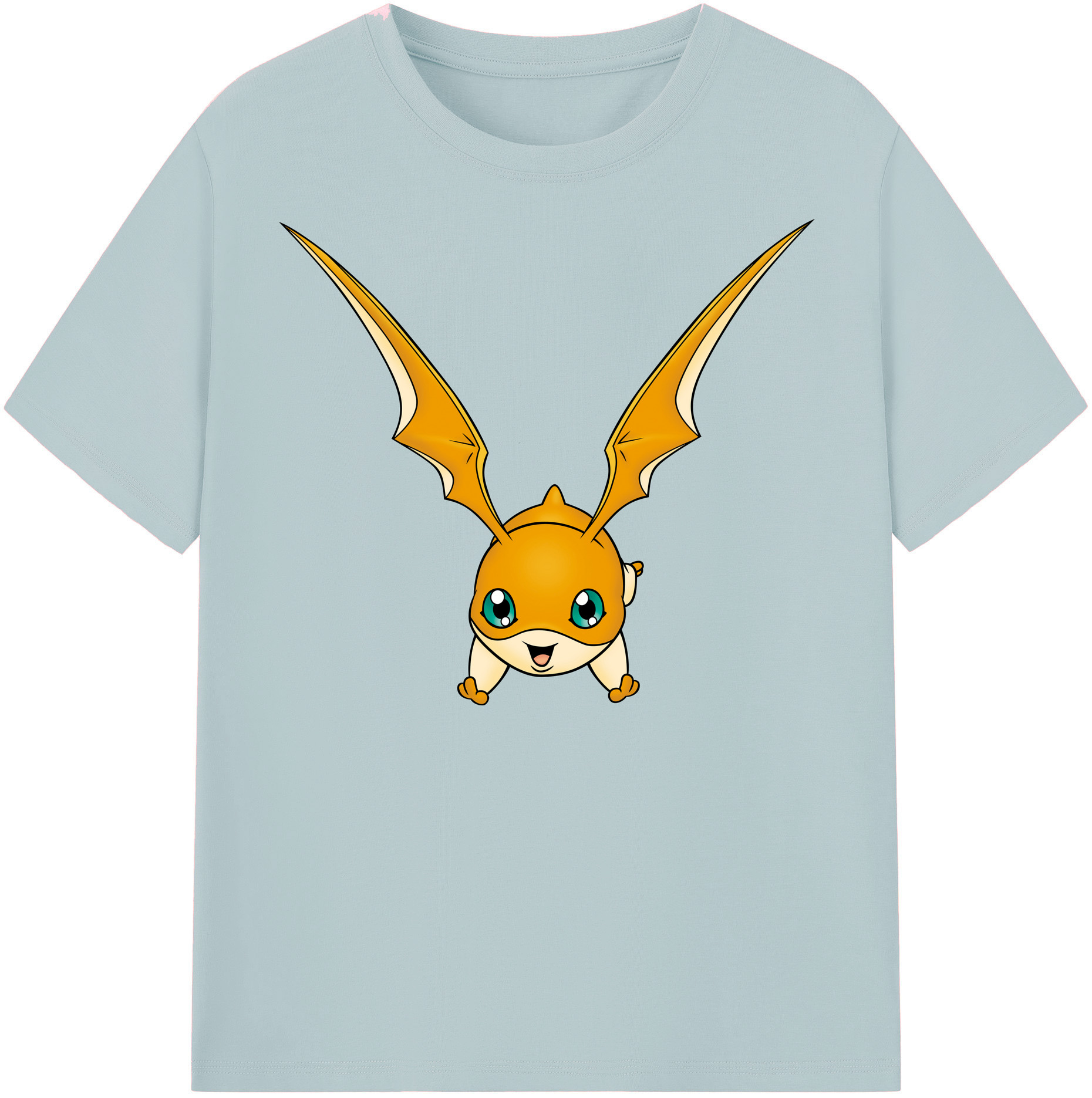 （画像用） Digimon デジタルモンスター/デジモン 綿100％半袖Tシャツ（フロントプリント）